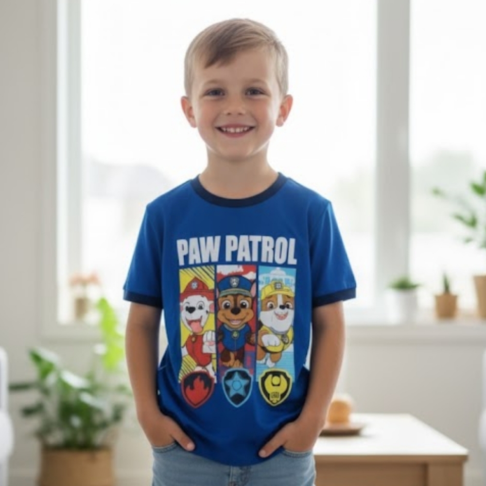 Nickelodeon paw patrol blue t-shirt, size M